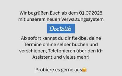 Mit Doctolib online ab dem 1.7.2025